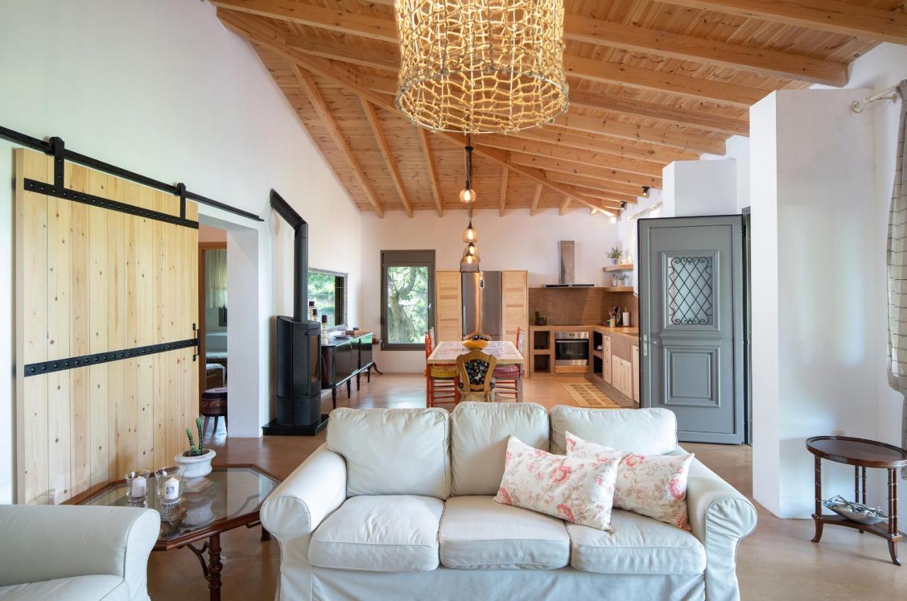 Villa Menie - Golden Fig Sykia Lodge Paralia Sikias Dış mekan fotoğraf