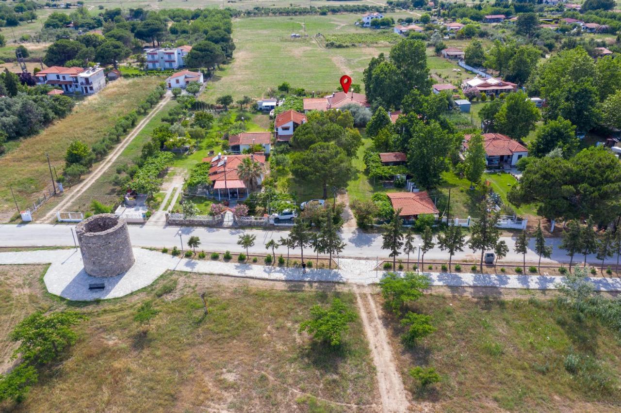Villa Menie - Golden Fig Sykia Lodge Paralia Sikias Dış mekan fotoğraf