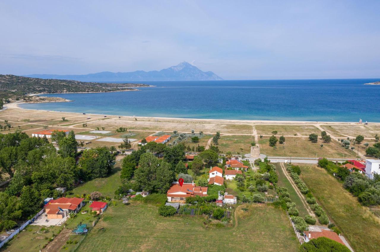 Villa Menie - Golden Fig Sykia Lodge Paralia Sikias Dış mekan fotoğraf
